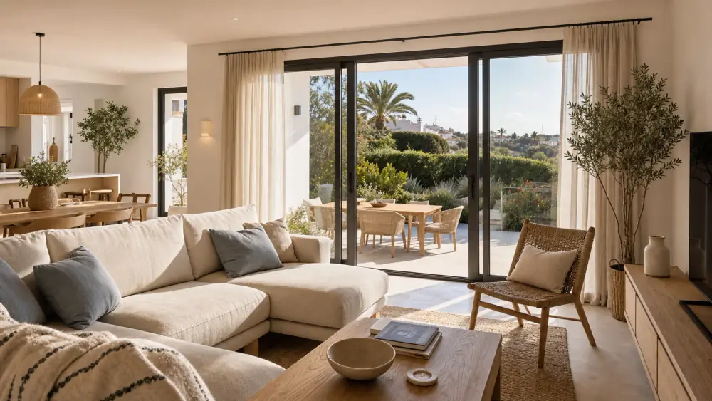 Renovated second home in Alvor with terrace and bright interiors